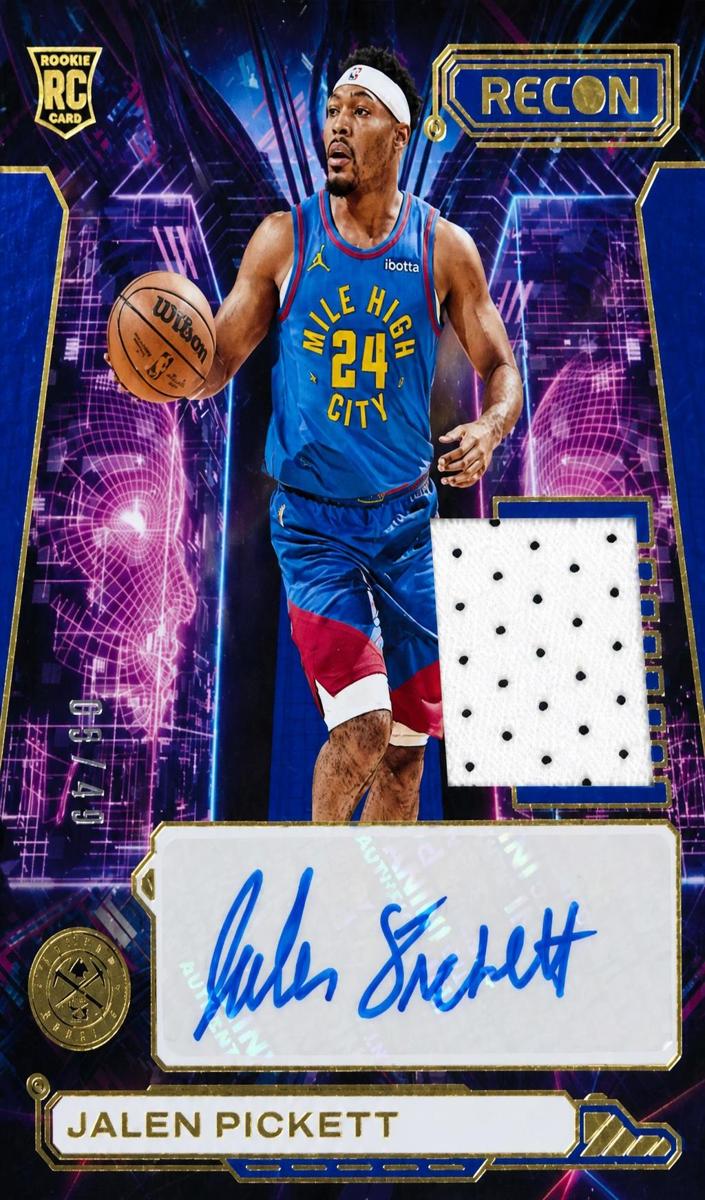 2023 Panini Recon Basketball Blue Jalen Pickett #NPA-PKT