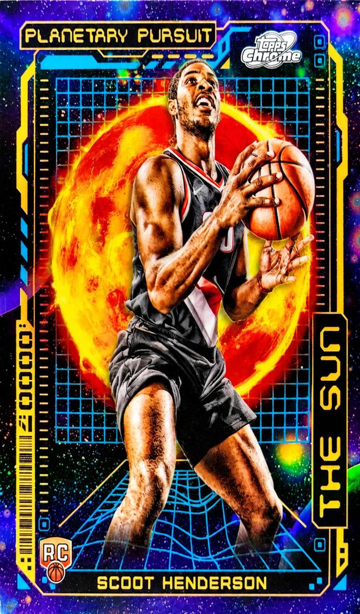 2023 Topps Cosmic Chrome Basketball Sun Scoot Henderson #PPS-10 PSA 8