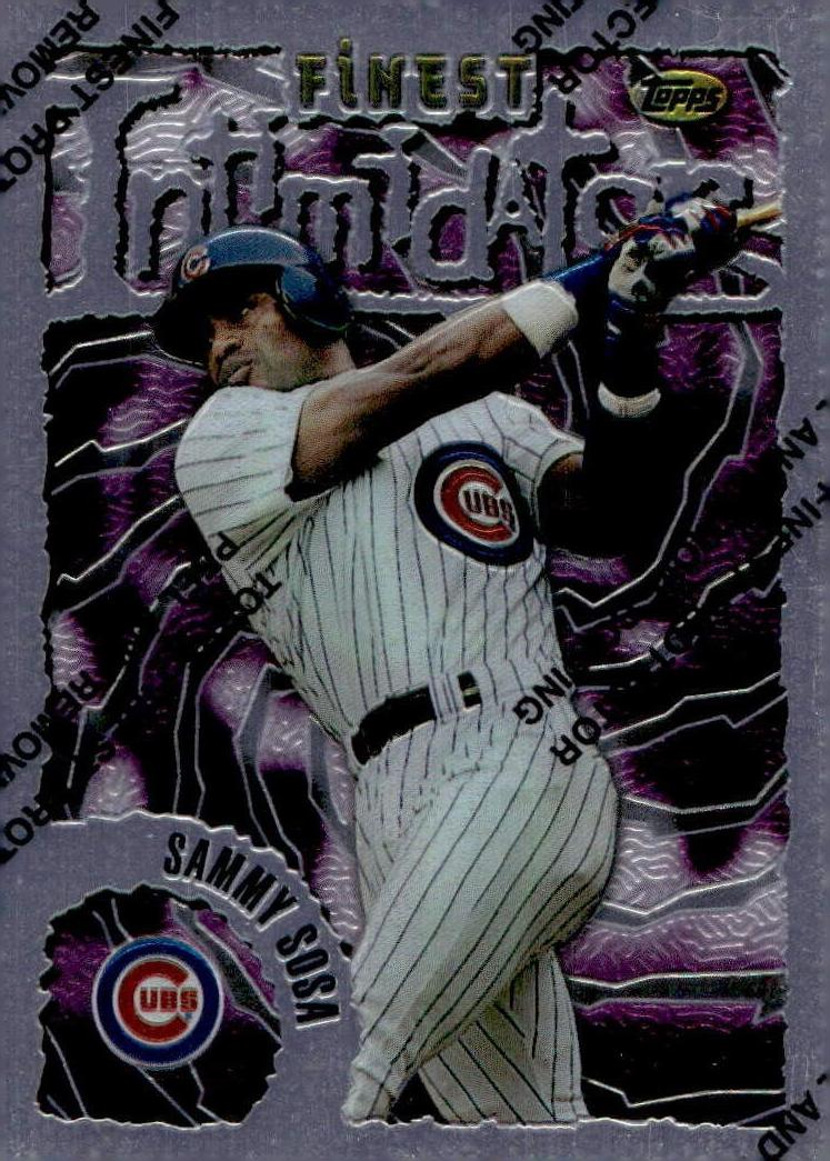 1996 Topps Finest Baseball Sammy Sosa #171 PSA 9