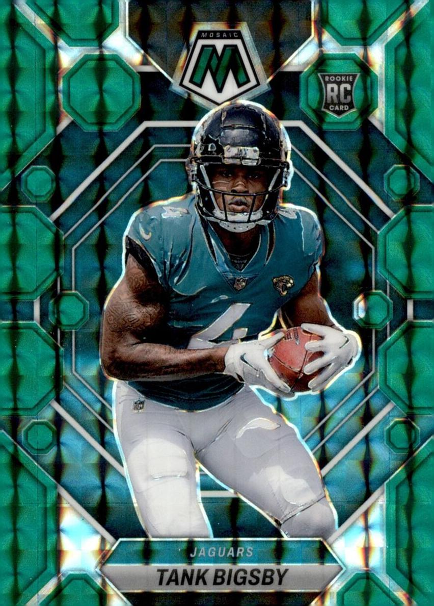2023 Panini Mosaic Football Green Tank Bigsby #364 PSA 10