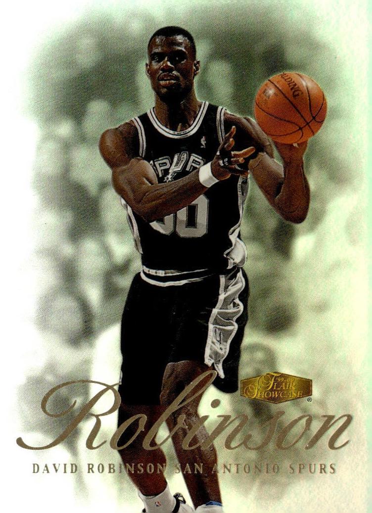 1999 Flair Showcase Basketball David Robinson #31
