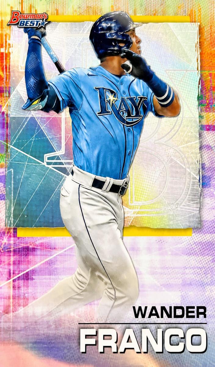 2021 Bowman's Best Baseball Refractor Wander Franco #50