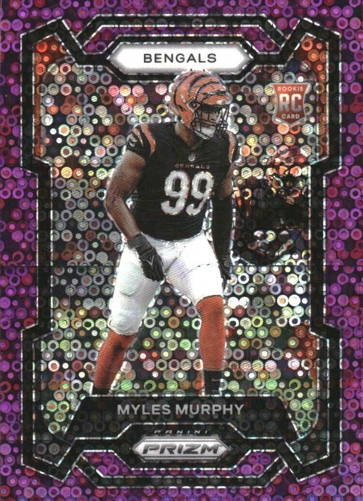 2023 Panini Prizm Football No Huddle Purple Myles Murphy #320