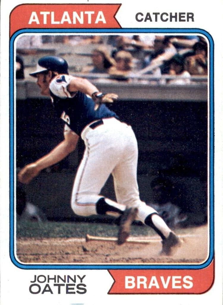 1974 Topps Baseball Johnny Oates #183 PSA 9