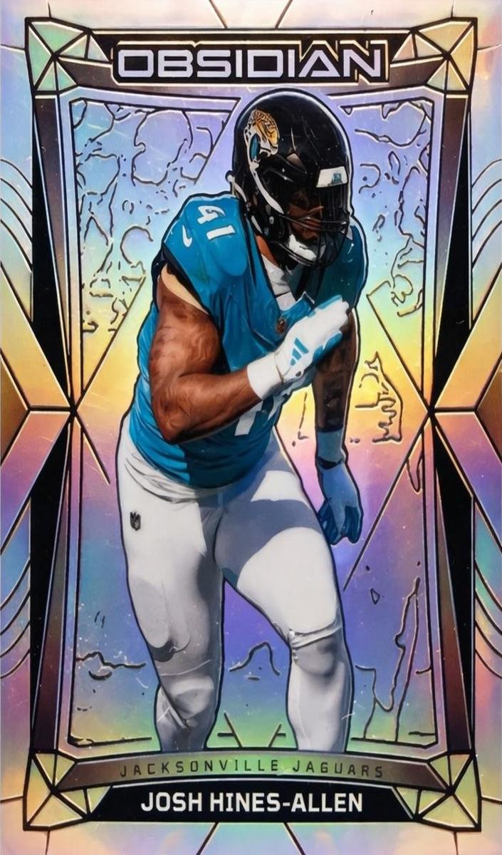 2024 Panini Obsidian Football Silver Josh Hines-Allen #90