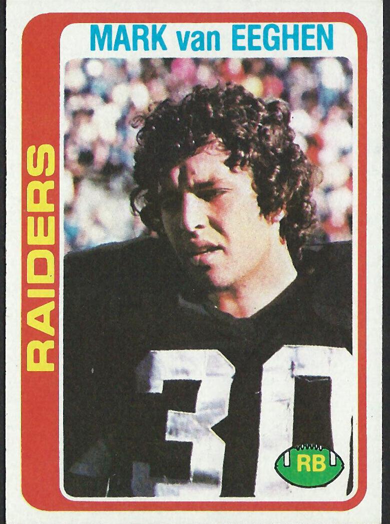 1978 Topps Football Mark Van Eeghen #235