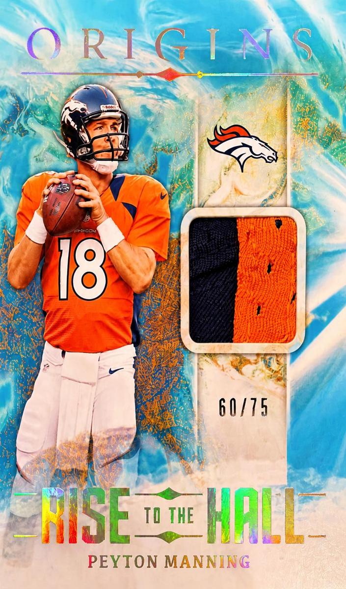 2024 Panini Origins Football Turquoise Peyton Manning #RTH-PMA