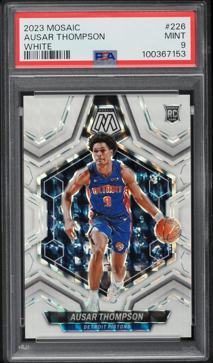 2023 Panini Mosaic Basketball White Ausar Thompson #226 PSA 8