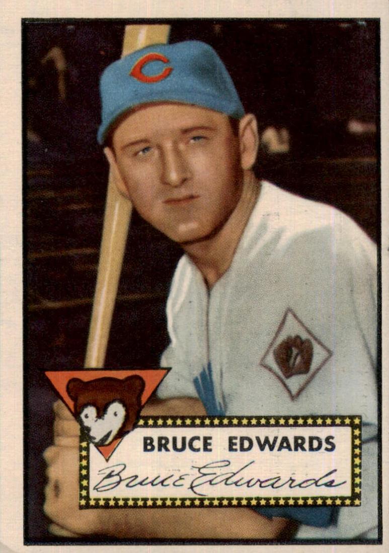 1952 Topps Baseball Bruce Edwards #224