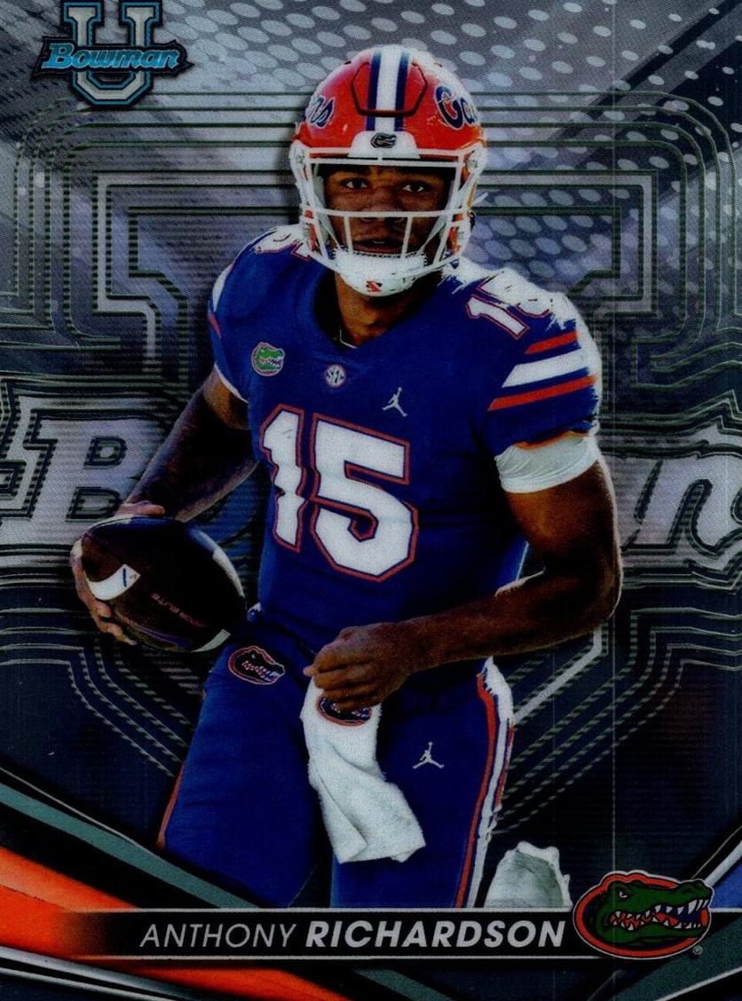 2022 Bowman Best University Football Anthony Richardson #91 PSA 4.5