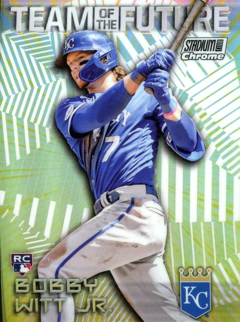 2022 Topps Stadium Club Chrome Baseball Bobby Witt Jr. #TOF-7 PSA 9