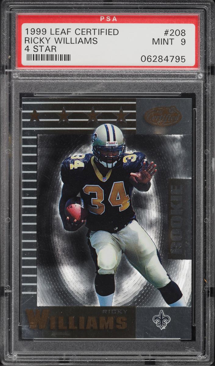 1999 Leaf Certified Football Ricky Williams #208 PSA 9