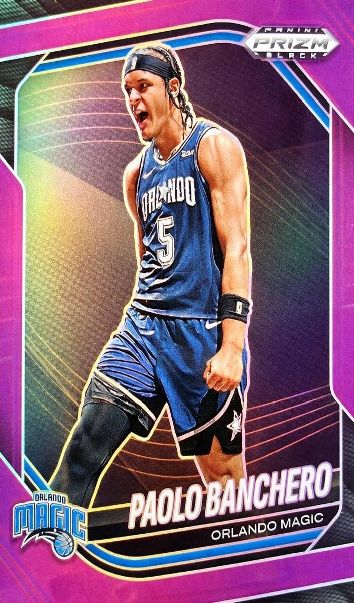 2024 Panini Prizm Black Basketball Purple Paolo Banchero #117