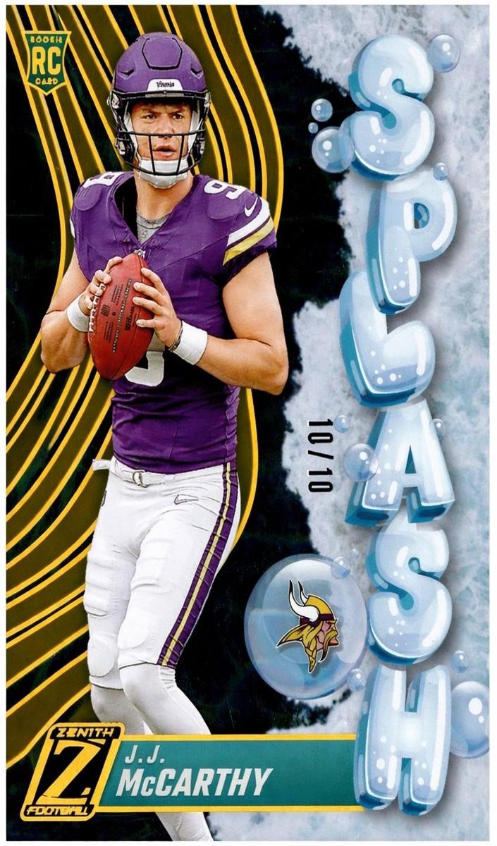 2024 Panini Zenith Football Gold J.J. McCarthy #9