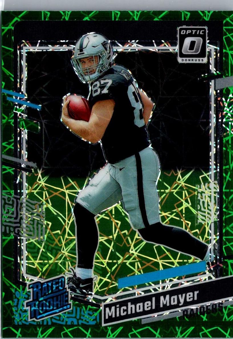 2023 Donruss Optic Football Green Velocity Michael Mayer #260