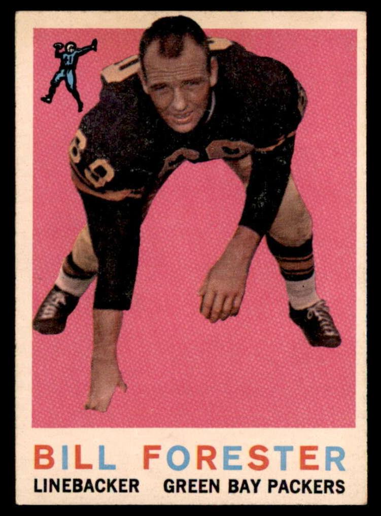 1959 Topps Football Bill Forester #39 PSA 7