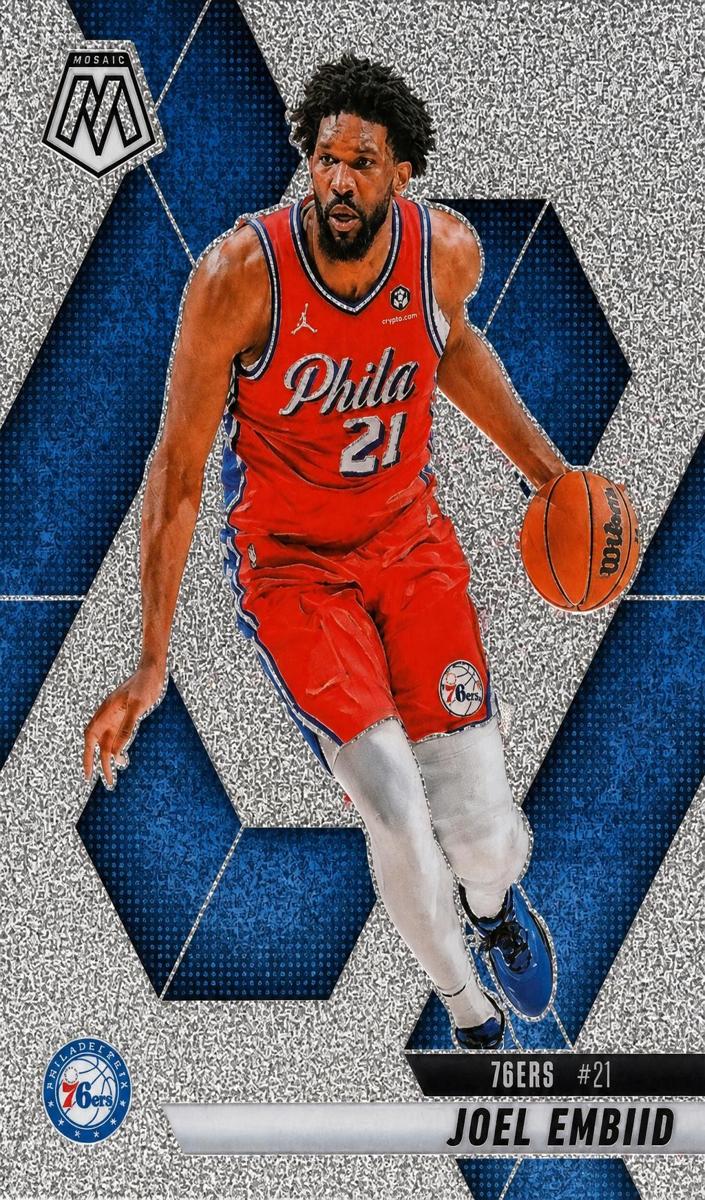 2024 Panini Mosaic Basketball Glitter Joel Embiid #152