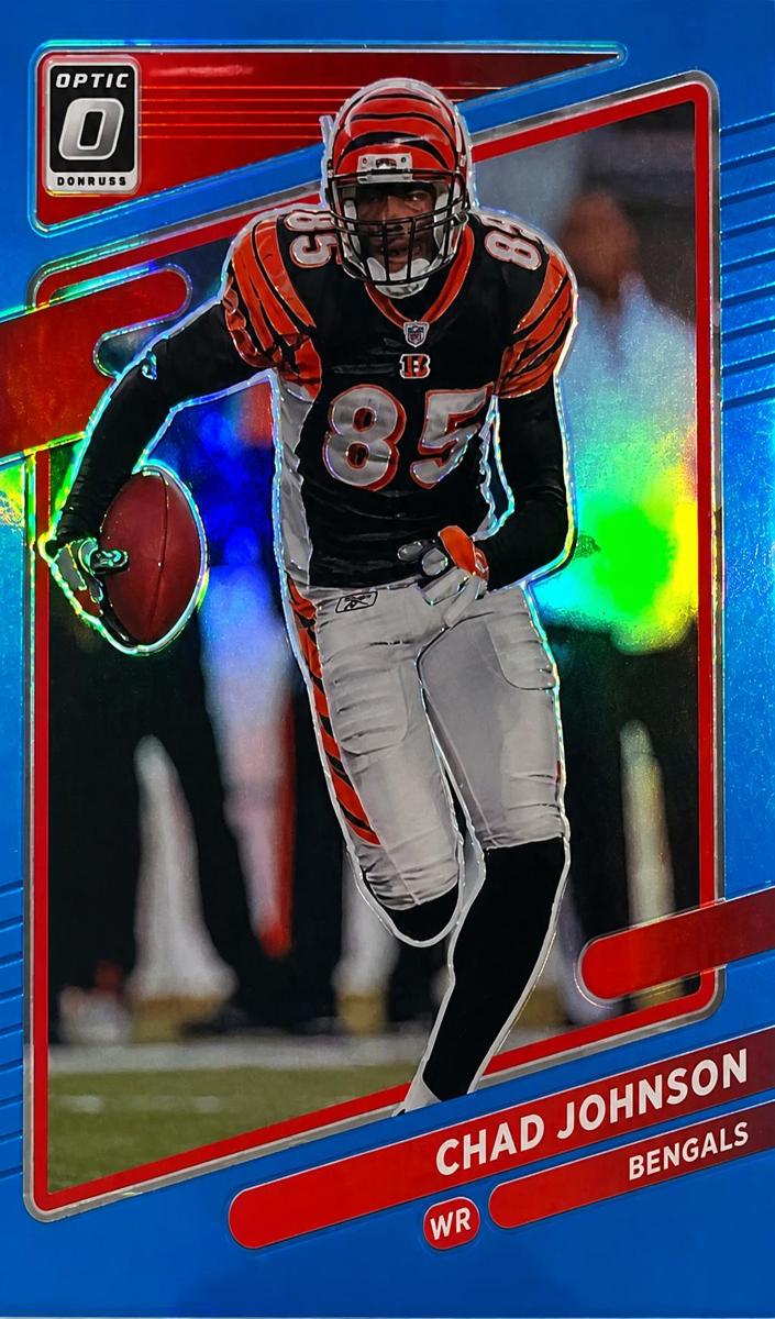 2021 Donruss Optic Football Aqua Chad Johnson #137