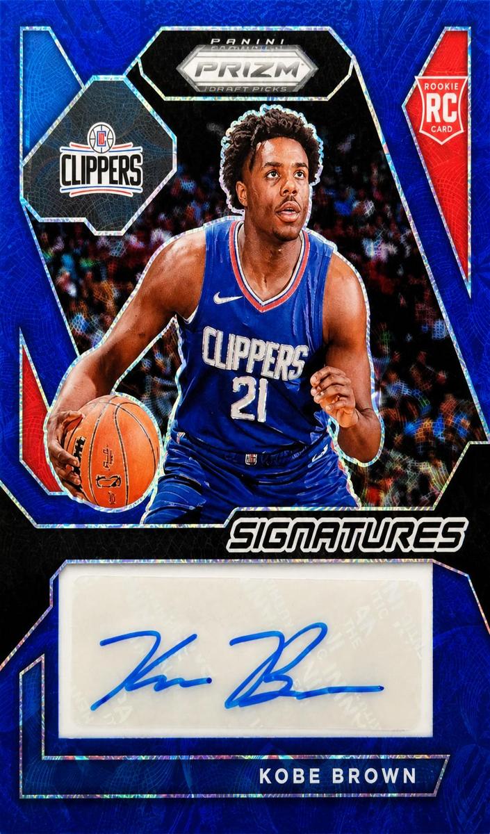 2023 Panini Prizm Basketball Choice Blue Kobe Brown #RSI-BRN