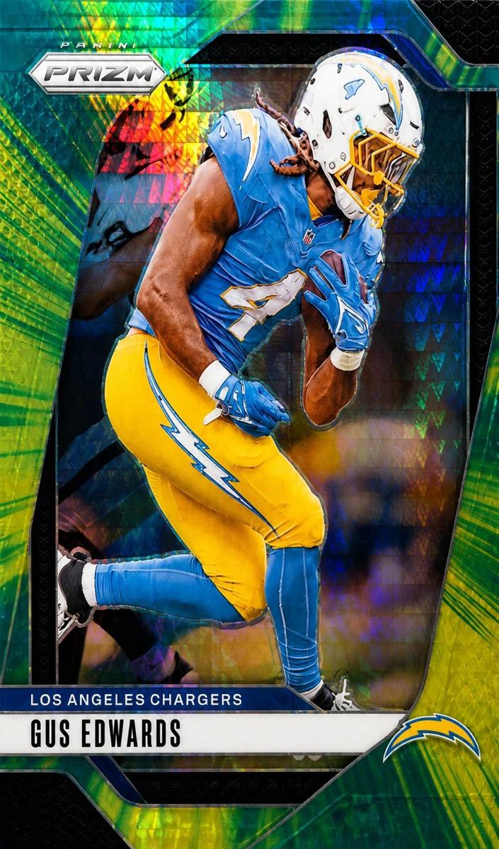 2024 Panini Prizm Football Hyper Gus Edwards #158