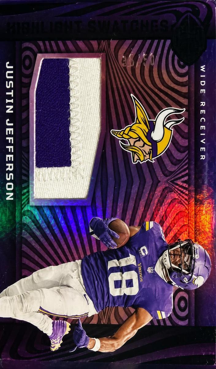2023 Panini Illusions Football Black Justin Jefferson #HS-JJEF