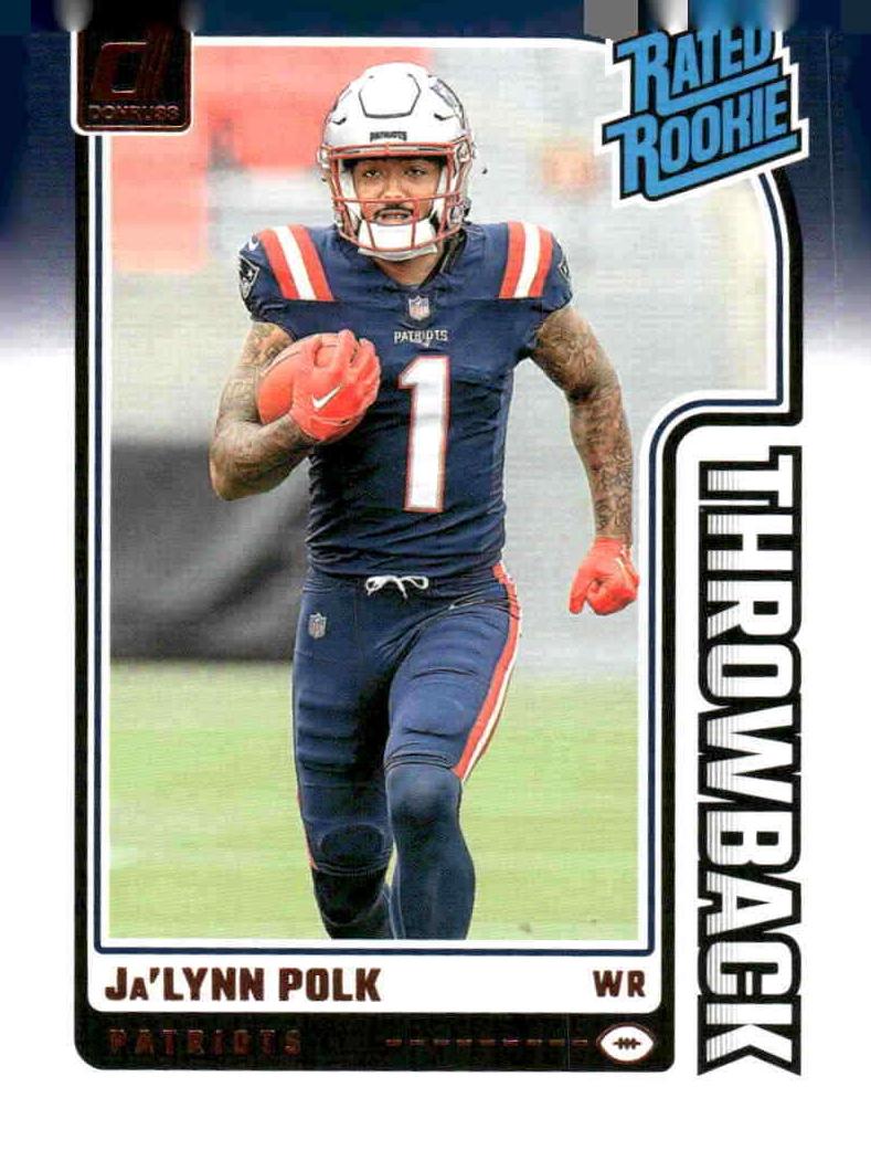 2024 Panini Donruss Football Ja'Lynn Polk #8 PSA 8