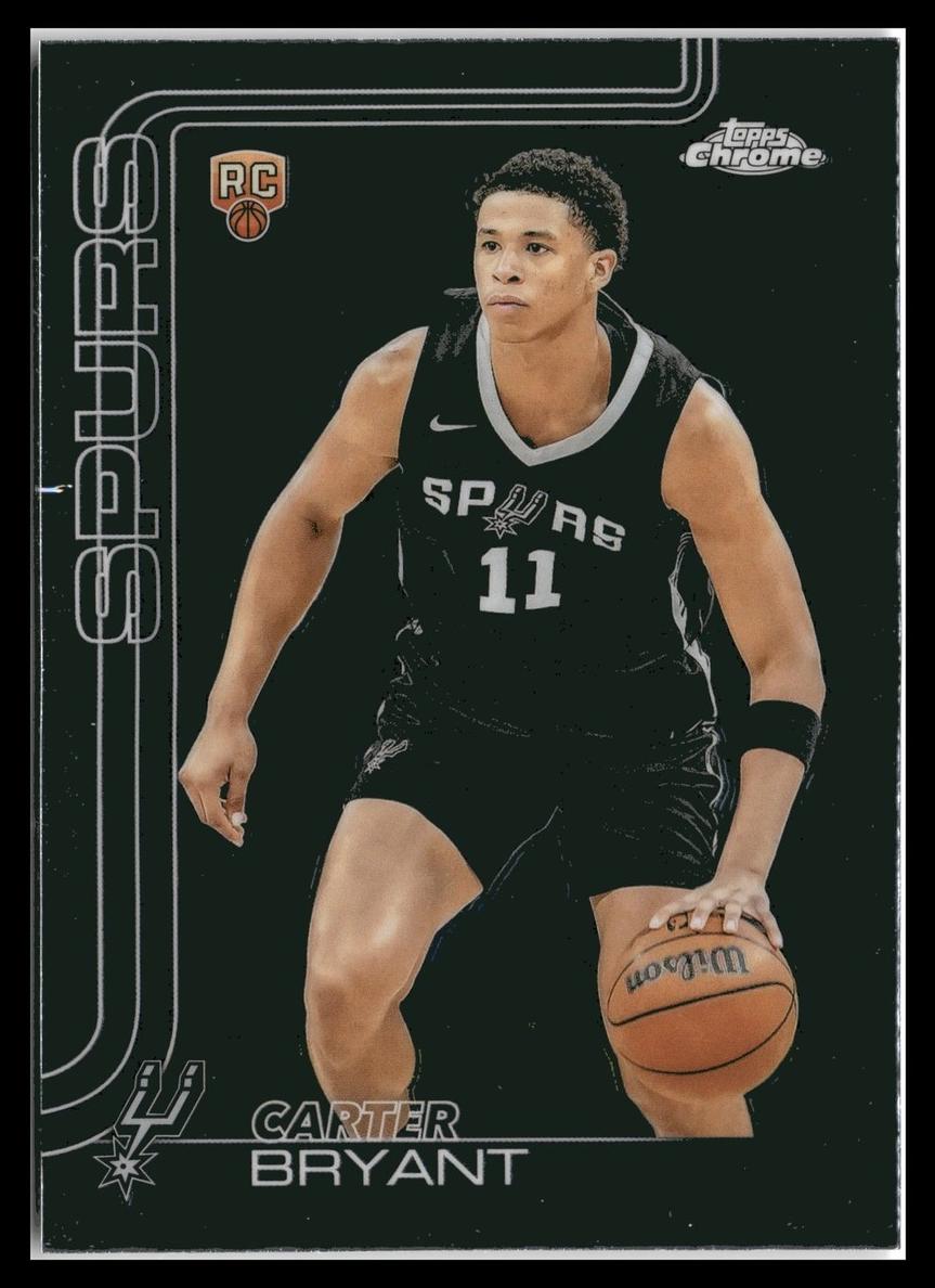 2025 Topps Chrome Basketball Carter Bryant #264 PSA 10