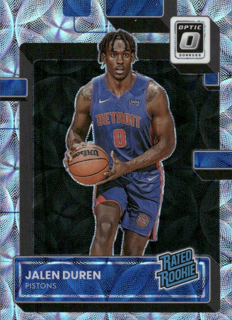 2022 Donruss Optic Basketball Premium Box Set Jalen Duren #227 PSA 9