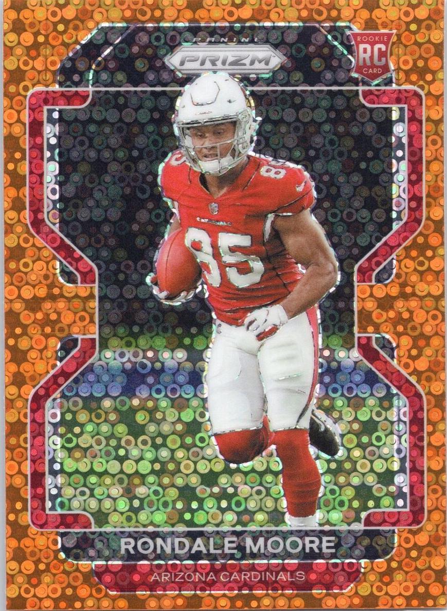 2021 Panini Prizm Football Disco Rondale Moore #347 PSA 10