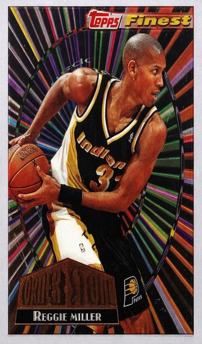 1994 Topps Finest Basketball Reggie Miller #CS10 PSA 9