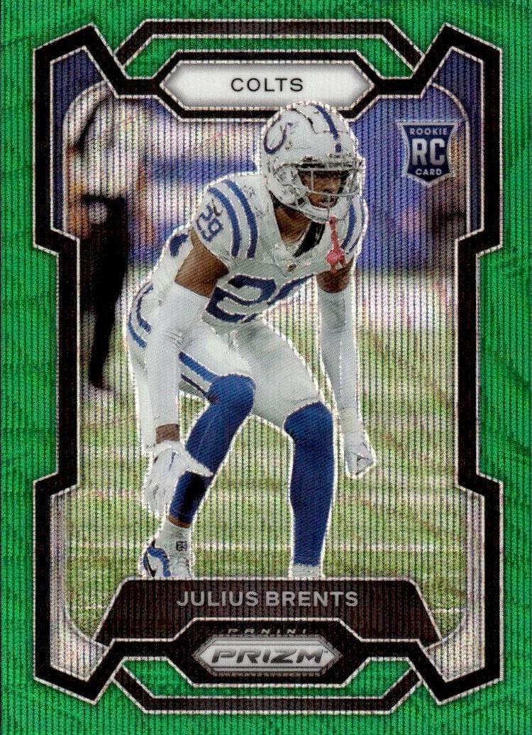2023 Panini Prizm Football Green Wave Julius Brents #346