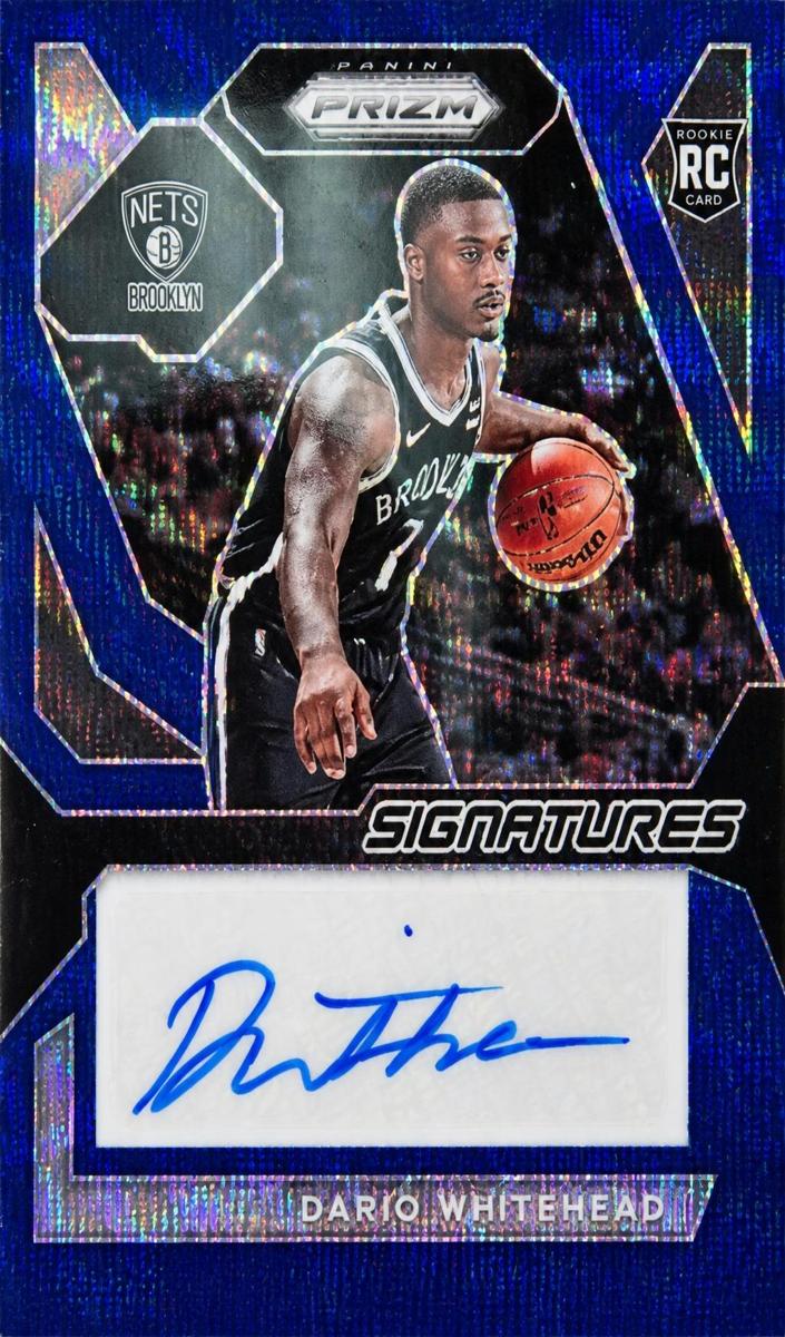 2023 Panini Prizm Basketball Blue Wave Dariq Whitehead #RSI-DRQ
