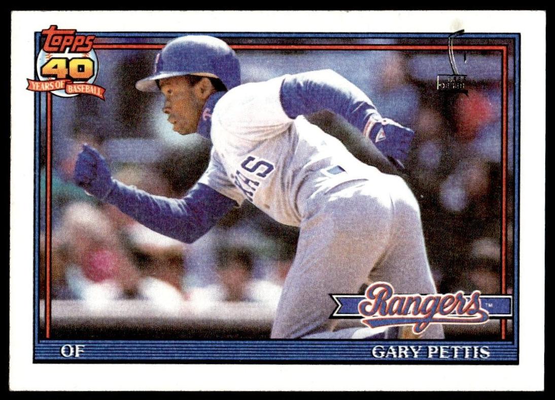 1991 Topps Baseball Gary Pettis #314