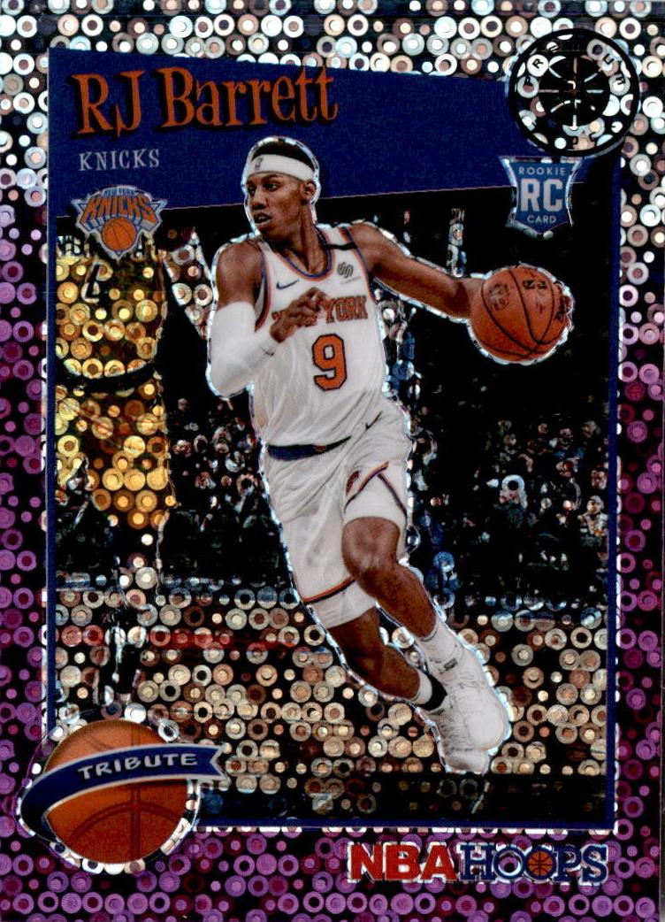 2019 Panini Hoops Premium Stock Basketball Purple Disco RJ Barrett #298 PSA 10