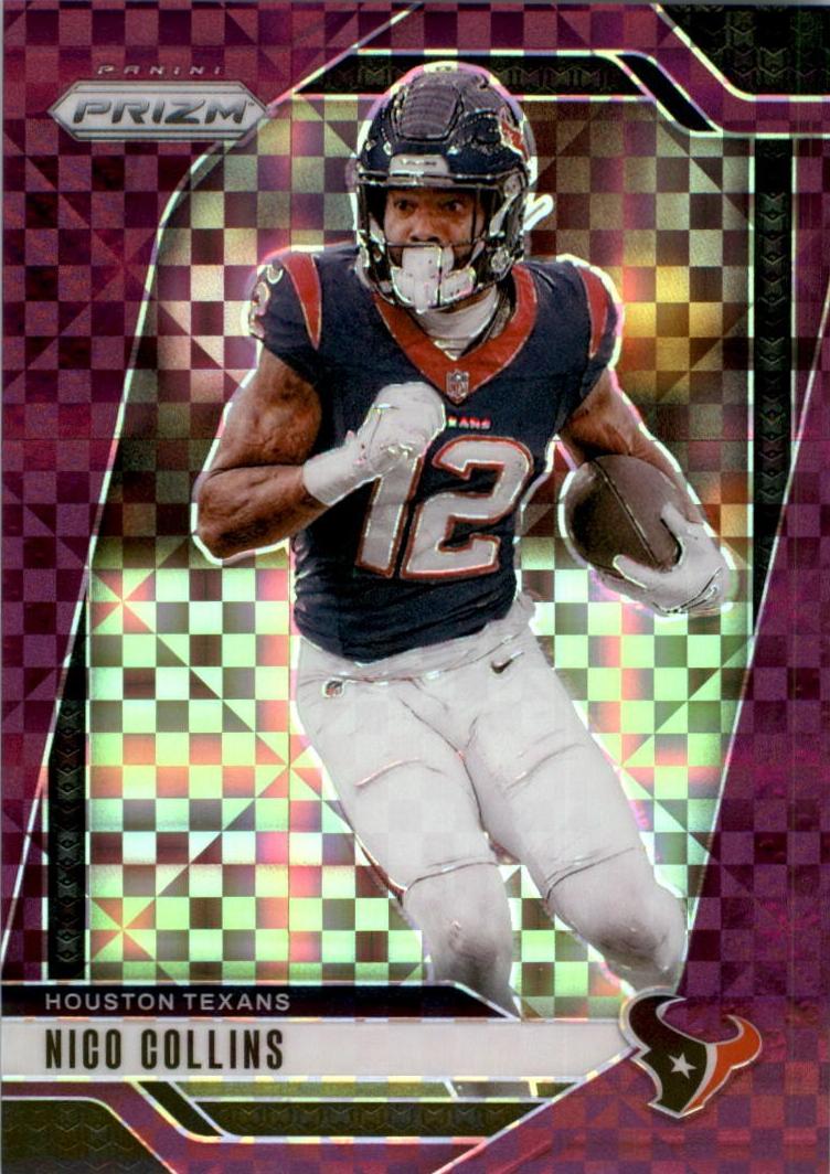 2024 Panini Prizm Football Purple Power Nico Collins #113