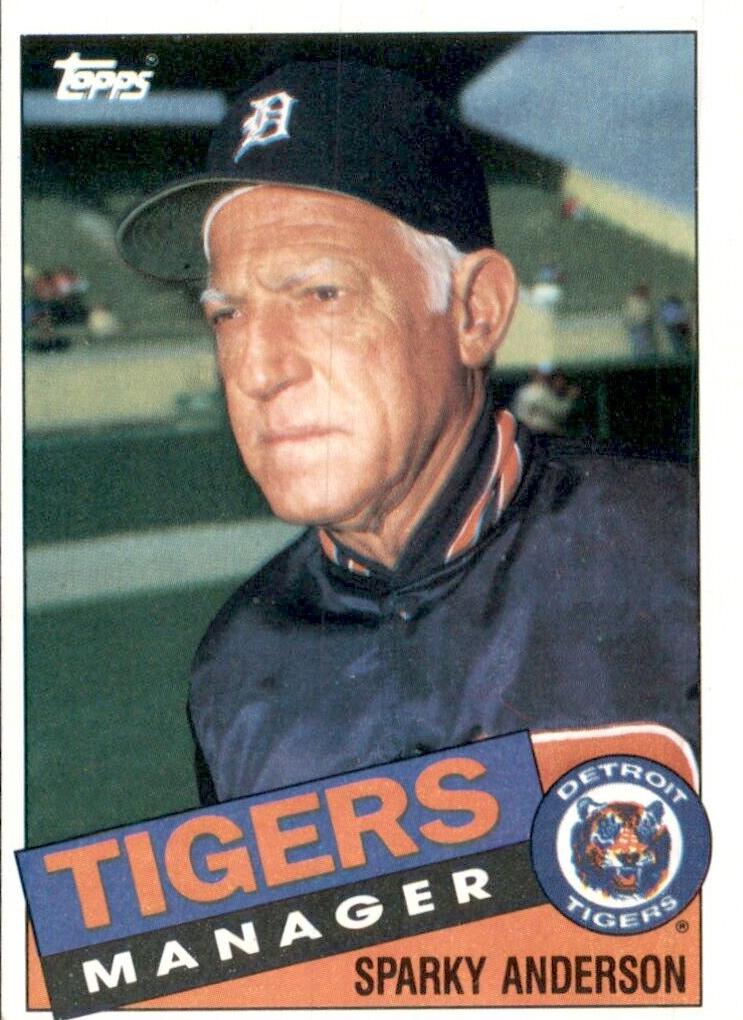 1985 Topps Baseball Sparky Anderson #307 PSA 10