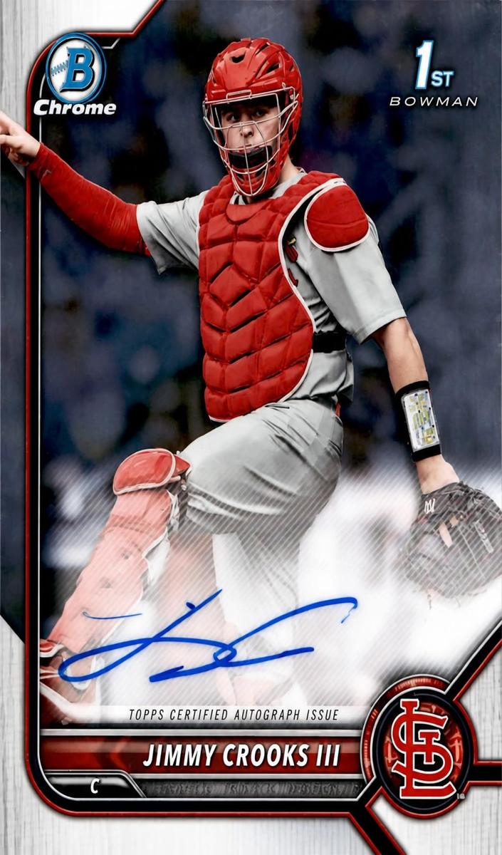 2022 Bowman Draft Baseball Jimmy Crooks III #CDA-JCS PSA 9