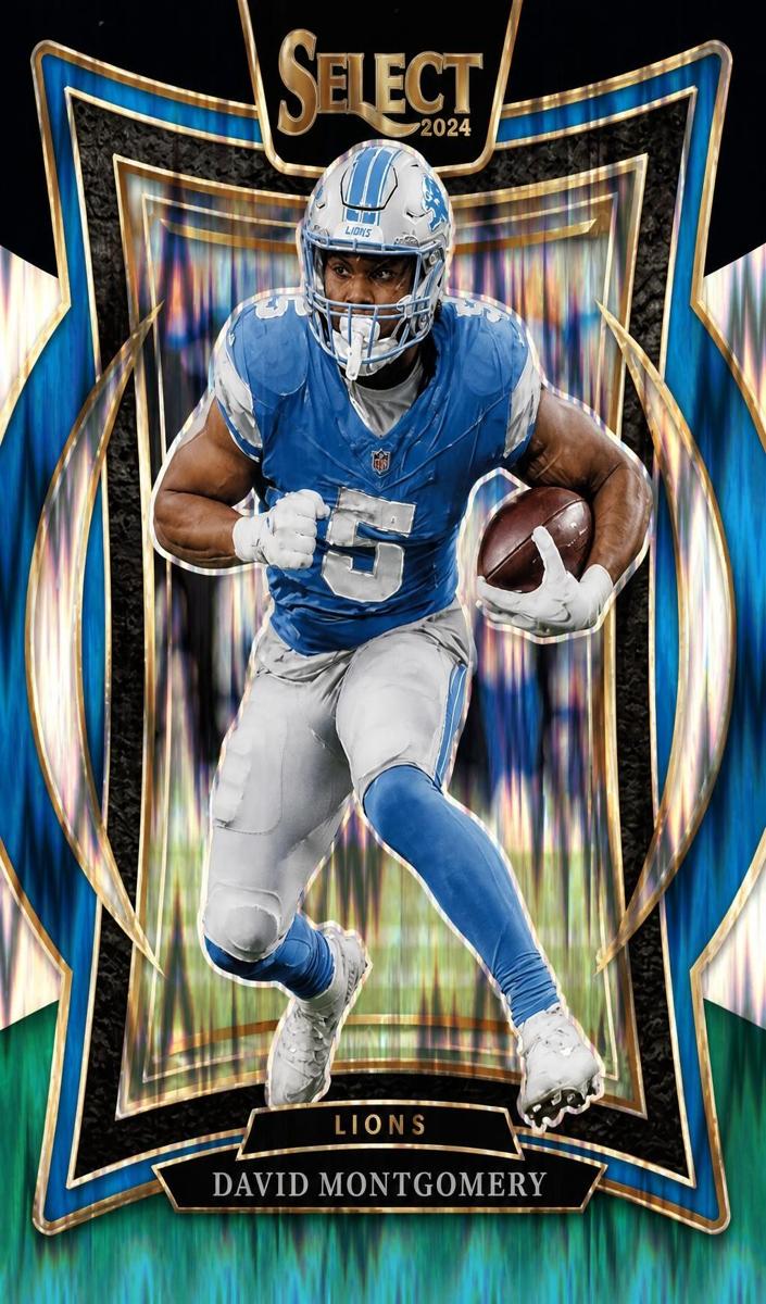 2024 Panini Select Football Black David Montgomery #45