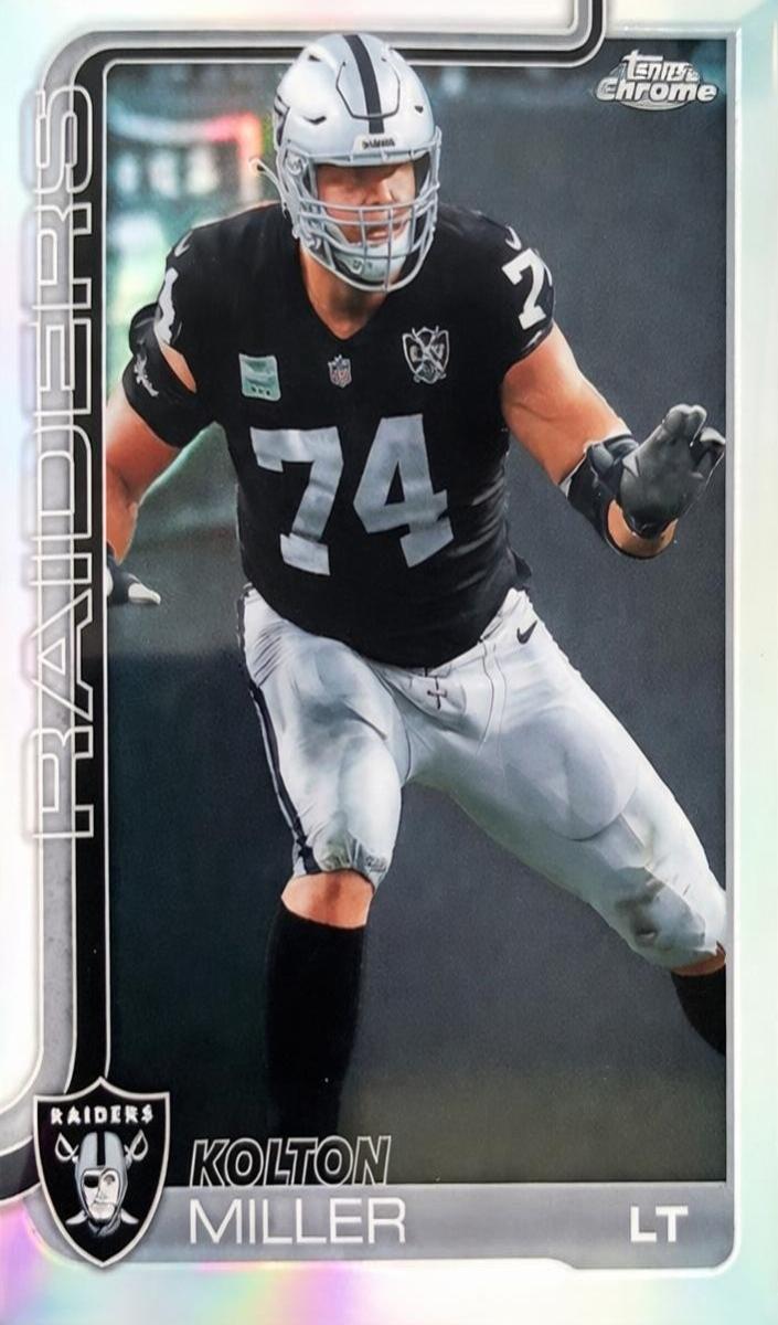 2025 Topps Chrome Football Refractor Kolton Miller #183