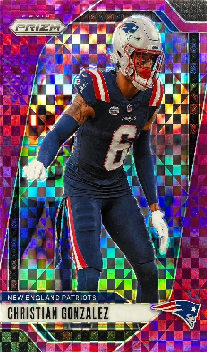 2024 Panini Prizm Football Purple Power Christian Gonzalez #198