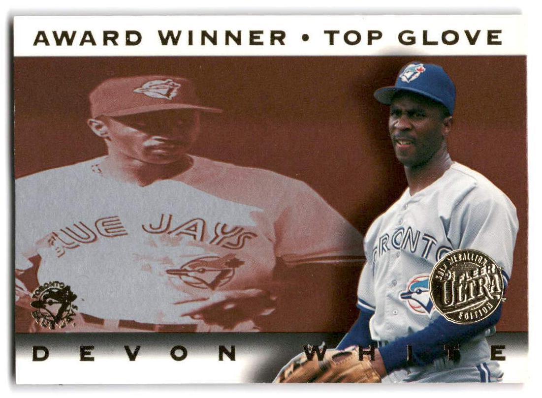 1995 Fleer Ultra Baseball Gold Medallion Devon White #8