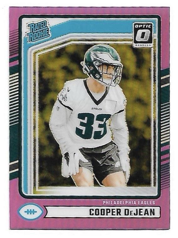 2024 Panini Donruss Football Pink Cooper DeJean #305