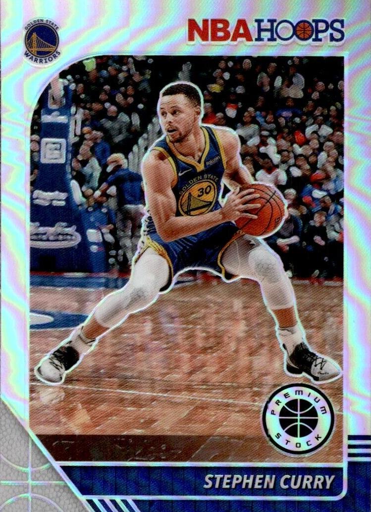 2019 Panini Hoops Premium Stock Basketball Silver Stephen Curry #59