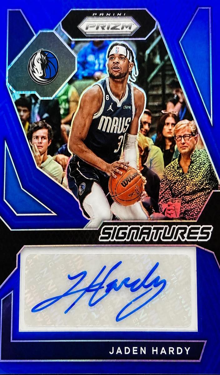 2023 Panini Prizm Basketball Blue Jaden Hardy #SIG-JDN PSA 9
