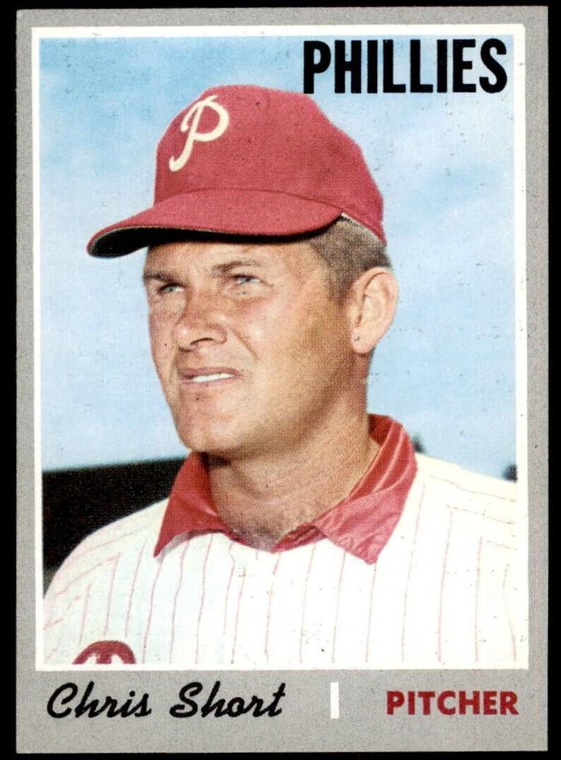 1970 Topps Baseball Chris Short #270 PSA 9