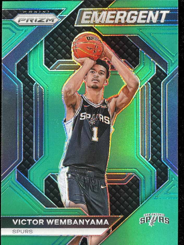 2023 Panini Prizm Basketball Green Victor Wembanyama #12