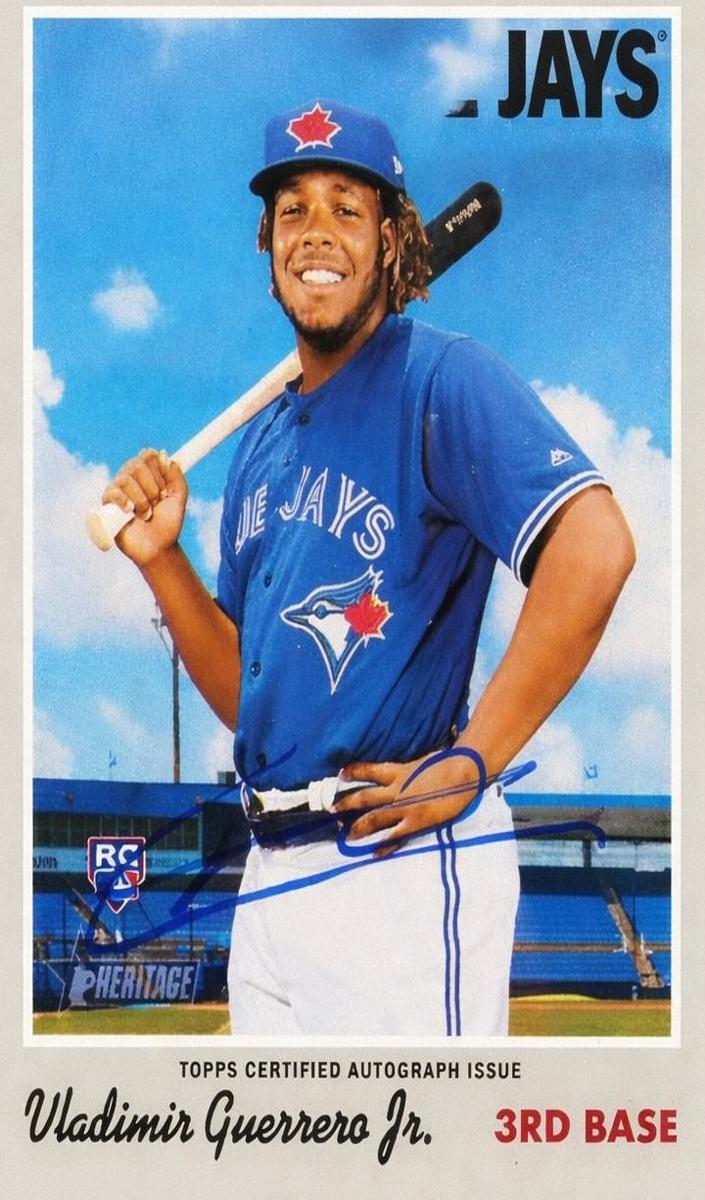 2019 Topps Heritage Baseball Vladimir Guerrero Jr. #ROA-VG