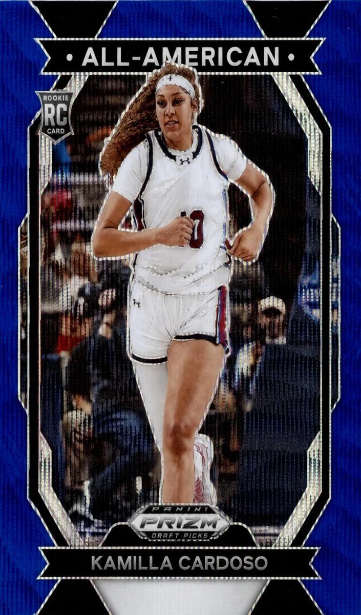 2024 Panini Prizm Draft Picks Basketball Blue Wave Kamilla Cardoso #3
