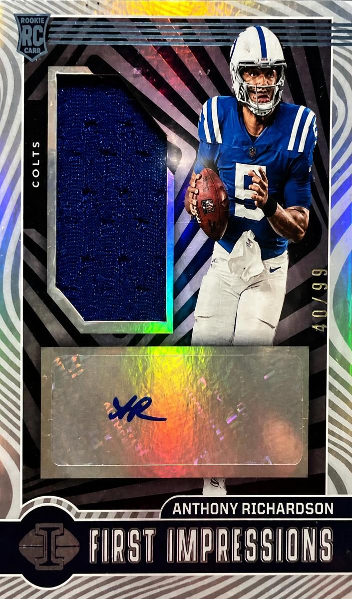 2023 Panini Illusions Football Blue Anthony Richardson #102