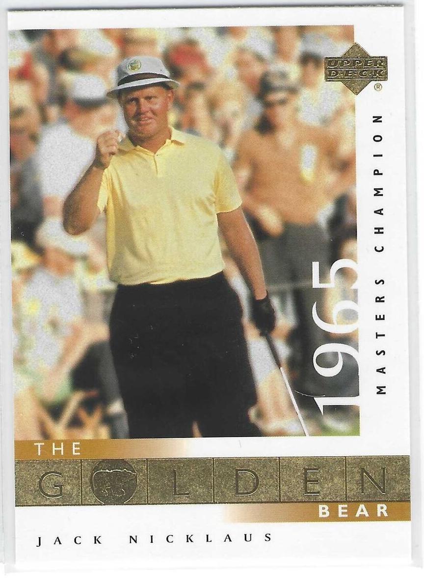 2001 Upper Deck Golf Jack Nicklaus #109 PSA 10